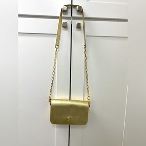 Gold Tory Burch Purse